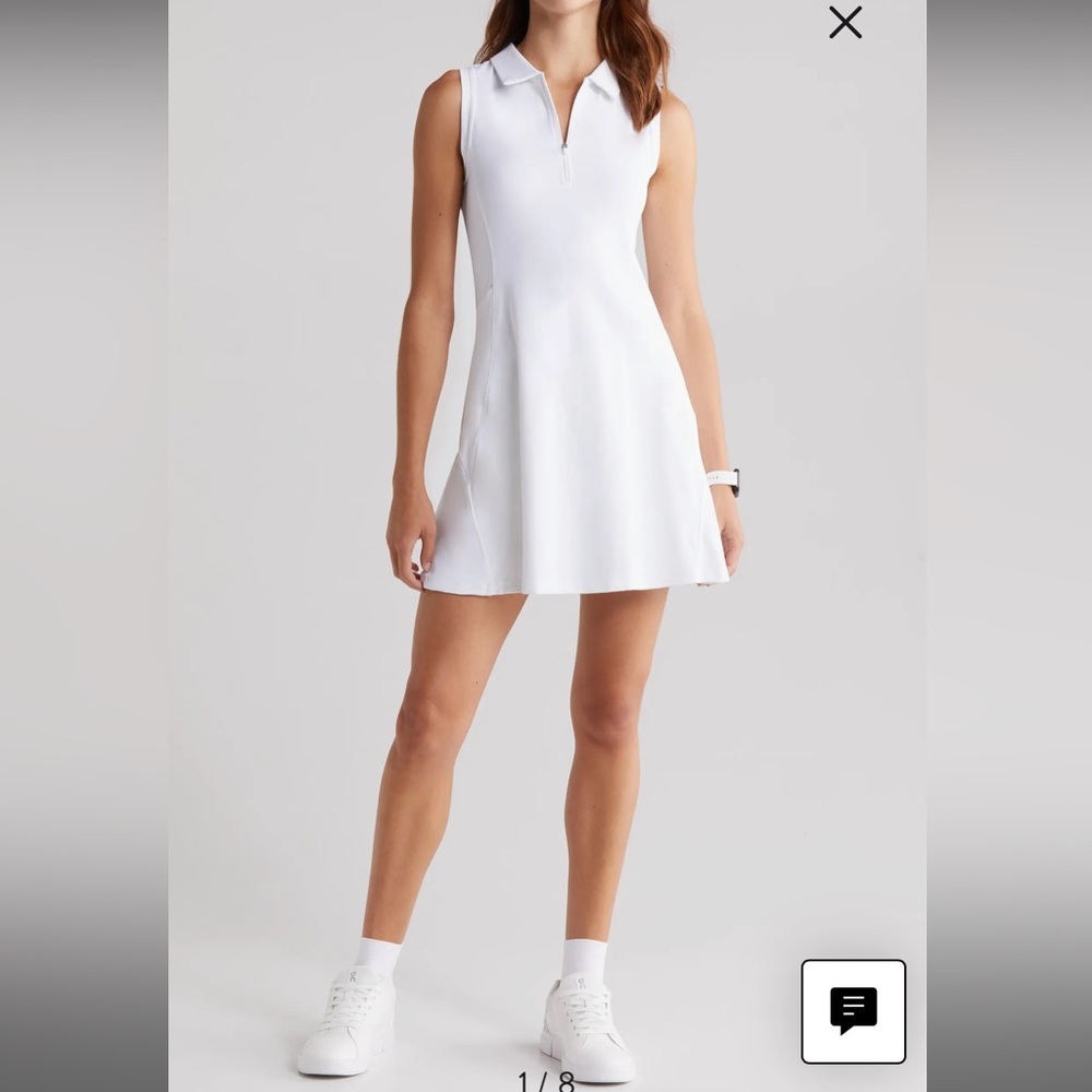 Zella Replay Sleeveless Polo Dress